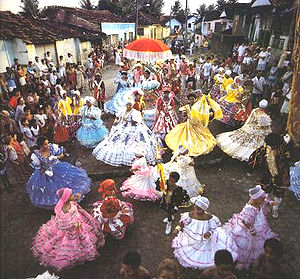 Video: Random maracatu procession